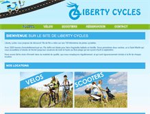 Tablet Screenshot of liberty-cycles.com